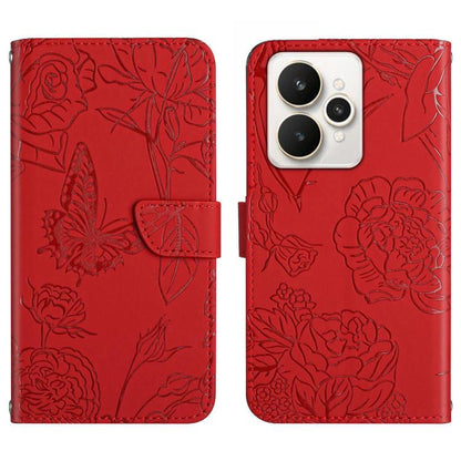 HT03 เคสโทรศัพท์หนังพลิกลายผีเสื้อ Skin Feel Butterfly, For Realme C100 4G, For Realme C83 5G, For Realme 16 Pro+ 5G, For Realme C85 5G, For Realme C85 Pro 4G, For Realme 15T 5G, For Realme 15 5G Global / 15 Pro 5G Global, For Realme C71 4G            ...