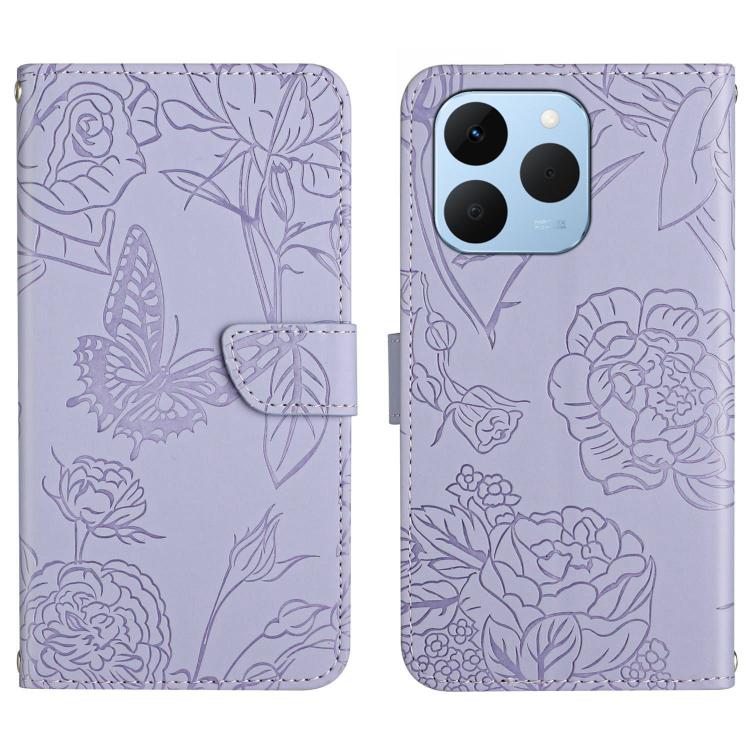 HT03 เคสโทรศัพท์หนังพลิกลายผีเสื้อ Skin Feel Butterfly, For Realme C100 4G, For Realme C83 5G, For Realme 16 Pro+ 5G, For Realme C85 5G, For Realme C85 Pro 4G, For Realme 15T 5G, For Realme 15 5G Global / 15 Pro 5G Global, For Realme C71 4G            ...