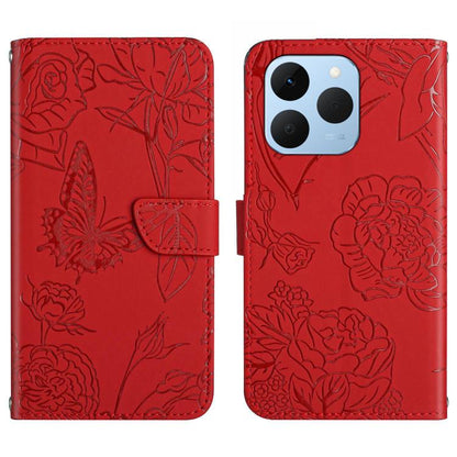 HT03 เคสโทรศัพท์หนังพลิกลายผีเสื้อ Skin Feel Butterfly, For Realme C100 4G, For Realme C83 5G, For Realme 16 Pro+ 5G, For Realme C85 5G, For Realme C85 Pro 4G, For Realme 15T 5G, For Realme 15 5G Global / 15 Pro 5G Global, For Realme C71 4G            ...