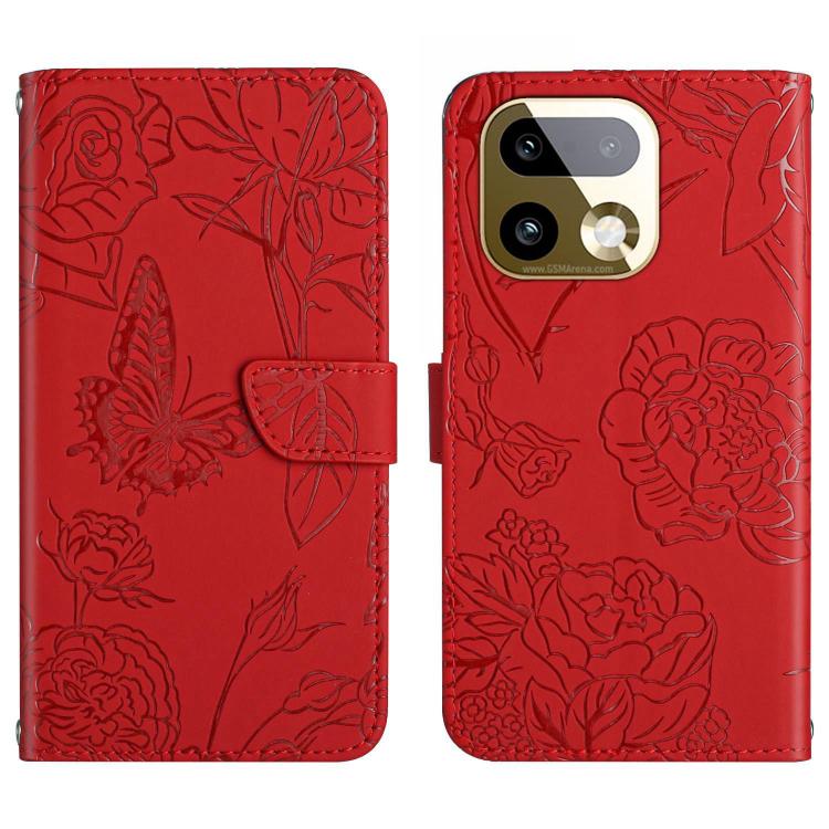 HT03 เคสโทรศัพท์หนังพลิกลายผีเสื้อ Skin Feel Butterfly, For Realme C100 4G, For Realme C83 5G, For Realme 16 Pro+ 5G, For Realme C85 5G, For Realme C85 Pro 4G, For Realme 15T 5G, For Realme 15 5G Global / 15 Pro 5G Global, For Realme C71 4G            ...