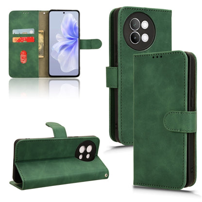 Skin Feel เคสโทรศัพท์หนังแบบแม่เหล็กพลิก, For vivo V30E 5G, For vivo iQOO Z9X, For vivo iQOO Z9, For vivo iQOO Z9 5G Global, For vivo Y03 4G, For vivo S18e, For vivo S18, For vivo X100 Pro, For vivo X100