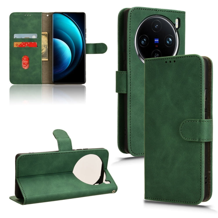 Skin Feel เคสโทรศัพท์หนังแบบแม่เหล็กพลิก, For vivo V30E 5G, For vivo iQOO Z9X, For vivo iQOO Z9, For vivo iQOO Z9 5G Global, For vivo Y03 4G, For vivo S18e, For vivo S18, For vivo X100 Pro, For vivo X100
