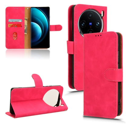 Skin Feel เคสโทรศัพท์หนังแบบแม่เหล็กพลิก, For vivo V30E 5G, For vivo iQOO Z9X, For vivo iQOO Z9, For vivo iQOO Z9 5G Global, For vivo Y03 4G, For vivo S18e, For vivo S18, For vivo X100 Pro, For vivo X100