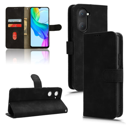 Skin Feel เคสโทรศัพท์หนังแบบแม่เหล็กพลิก, For vivo V30E 5G, For vivo iQOO Z9X, For vivo iQOO Z9, For vivo iQOO Z9 5G Global, For vivo Y03 4G, For vivo S18e, For vivo S18, For vivo X100 Pro, For vivo X100
