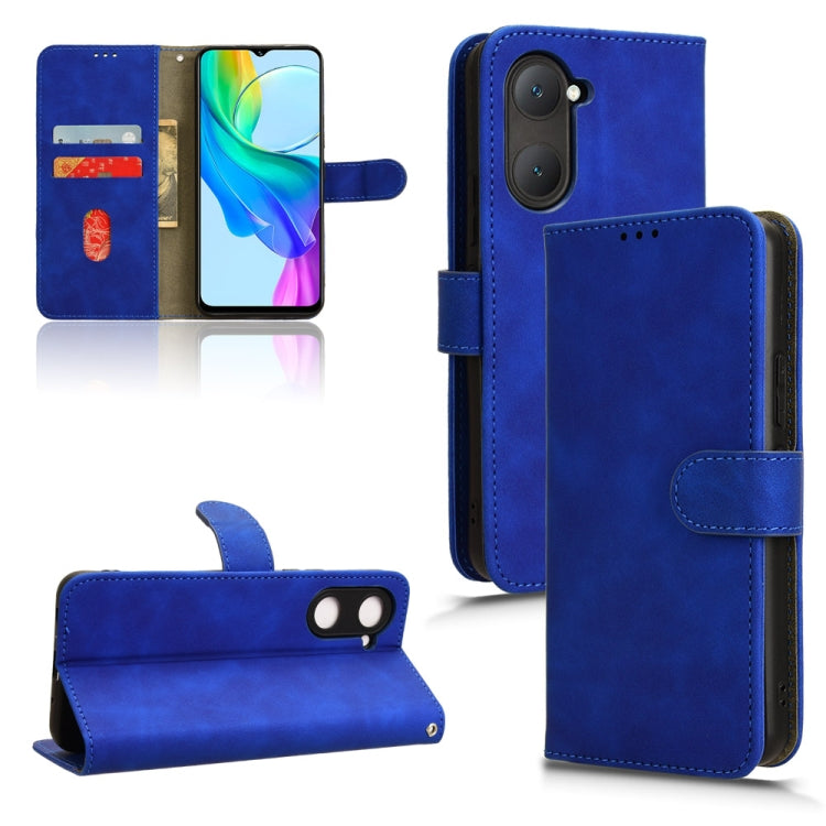 Skin Feel เคสโทรศัพท์หนังแบบแม่เหล็กพลิก, For vivo V30E 5G, For vivo iQOO Z9X, For vivo iQOO Z9, For vivo iQOO Z9 5G Global, For vivo Y03 4G, For vivo S18e, For vivo S18, For vivo X100 Pro, For vivo X100