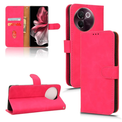 Skin Feel เคสโทรศัพท์หนังแบบแม่เหล็กพลิก, For vivo V30E 5G, For vivo iQOO Z9X, For vivo iQOO Z9, For vivo iQOO Z9 5G Global, For vivo Y03 4G, For vivo S18e, For vivo S18, For vivo X100 Pro, For vivo X100