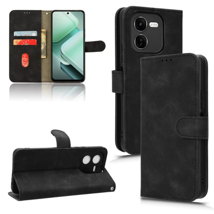 Skin Feel เคสโทรศัพท์หนังแบบแม่เหล็กพลิก, For vivo V30E 5G, For vivo iQOO Z9X, For vivo iQOO Z9, For vivo iQOO Z9 5G Global, For vivo Y03 4G, For vivo S18e, For vivo S18, For vivo X100 Pro, For vivo X100