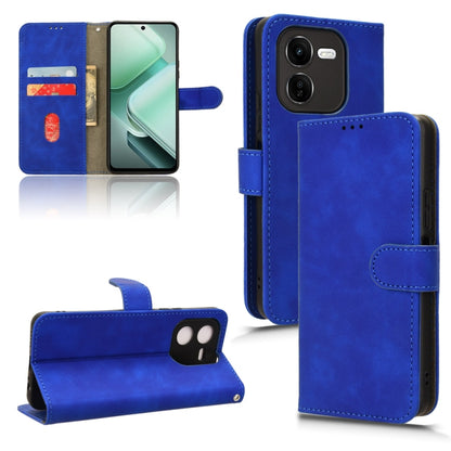 Skin Feel เคสโทรศัพท์หนังแบบแม่เหล็กพลิก, For vivo V30E 5G, For vivo iQOO Z9X, For vivo iQOO Z9, For vivo iQOO Z9 5G Global, For vivo Y03 4G, For vivo S18e, For vivo S18, For vivo X100 Pro, For vivo X100