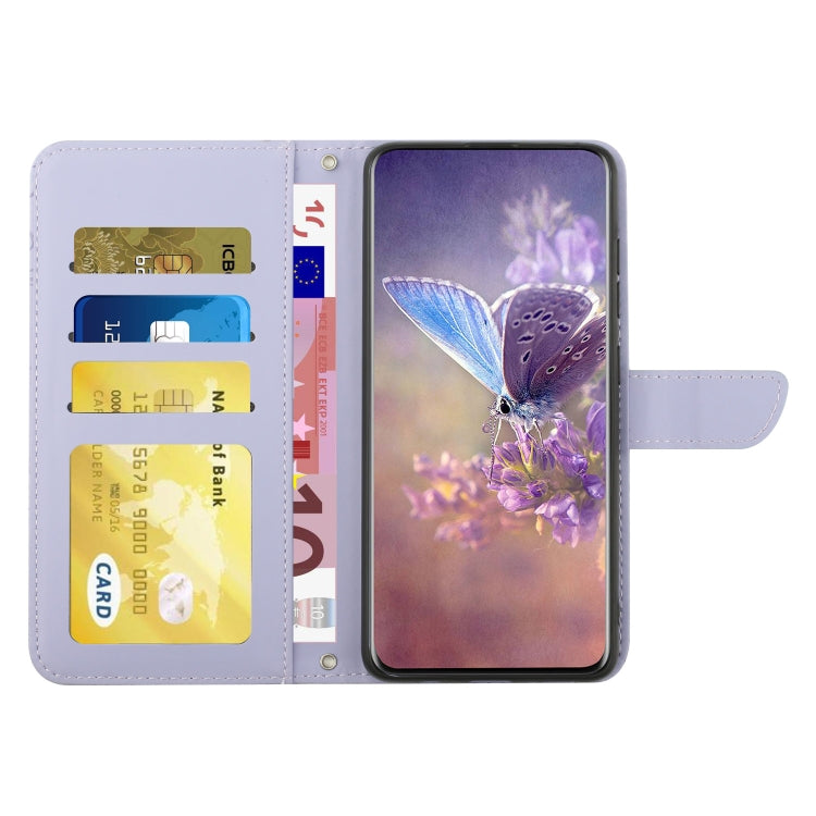 HT03 เคสโทรศัพท์หนังพลิกลายผีเสื้อ Skin Feel Butterfly, For vivo Y02A 4G / Y02 4G / Y11 2023, For vivo Y56 5G Global, For vivo V27E 4G Global, For vivo Y02S Global / Y16 4G Global, For vivo Y77 5G Global / Y22S 4G Global, For vivo Y77E 5G              ...