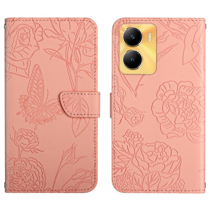 HT03 เคสโทรศัพท์หนังพลิกลายผีเสื้อ Skin Feel Butterfly, For vivo Y02A 4G / Y02 4G / Y11 2023, For vivo Y56 5G Global, For vivo V27E 4G Global, For vivo Y02S Global / Y16 4G Global, For vivo Y77 5G Global / Y22S 4G Global, For vivo Y77E 5G              ...