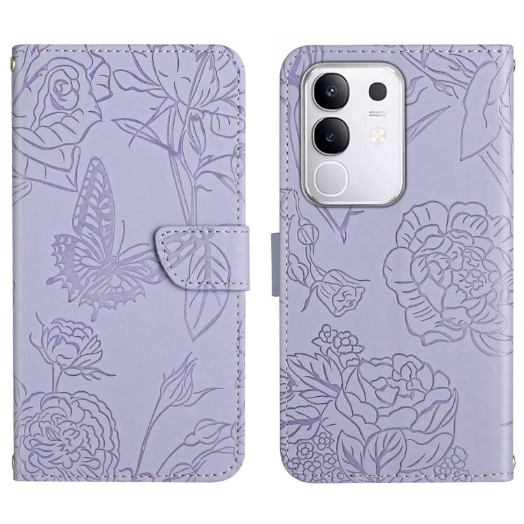 HT03 เคสโทรศัพท์หนังพลิกลายผีเสื้อ Skin Feel Butterfly, For vivo V70 FE 5G, For vivo V70 5G Global / V70 Elite 5G, For vivo V60 Lite 5G, For vivo V60 5G, For vivo Y39 5G Global, For vivo V50 Lite 5G, For vivo Y04 4G / Y29s 5G, For vivo Y29 4G Global   ...