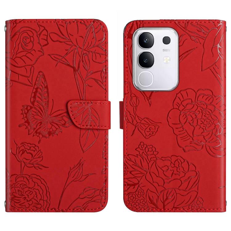 HT03 เคสโทรศัพท์หนังพลิกลายผีเสื้อ Skin Feel Butterfly, For vivo V70 FE 5G, For vivo V70 5G Global / V70 Elite 5G, For vivo V60 Lite 5G, For vivo V60 5G, For vivo Y39 5G Global, For vivo V50 Lite 5G, For vivo Y04 4G / Y29s 5G, For vivo Y29 4G Global   ...