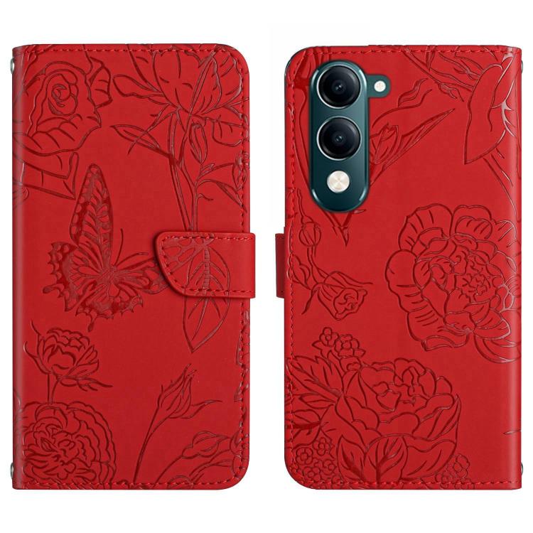 HT03 เคสโทรศัพท์หนังพลิกลายผีเสื้อ Skin Feel Butterfly, For vivo V70 FE 5G, For vivo V70 5G Global / V70 Elite 5G, For vivo V60 Lite 5G, For vivo V60 5G, For vivo Y39 5G Global, For vivo V50 Lite 5G, For vivo Y04 4G / Y29s 5G, For vivo Y29 4G Global   ...
