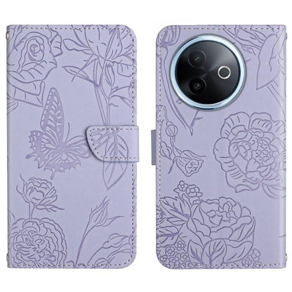 HT03 เคสโทรศัพท์หนังพลิกลายผีเสื้อ Skin Feel Butterfly, For vivo V70 FE 5G, For vivo V70 5G Global / V70 Elite 5G, For vivo V60 Lite 5G, For vivo V60 5G, For vivo Y39 5G Global, For vivo V50 Lite 5G, For vivo Y04 4G / Y29s 5G, For vivo Y29 4G Global   ...