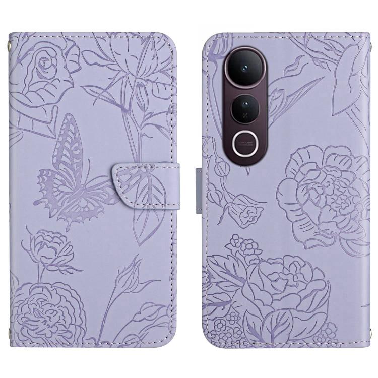 HT03 เคสโทรศัพท์หนังพลิกลายผีเสื้อ Skin Feel Butterfly, For vivo V70 FE 5G, For vivo V70 5G Global / V70 Elite 5G, For vivo V60 Lite 5G, For vivo V60 5G, For vivo Y39 5G Global, For vivo V50 Lite 5G, For vivo Y04 4G / Y29s 5G, For vivo Y29 4G Global   ...