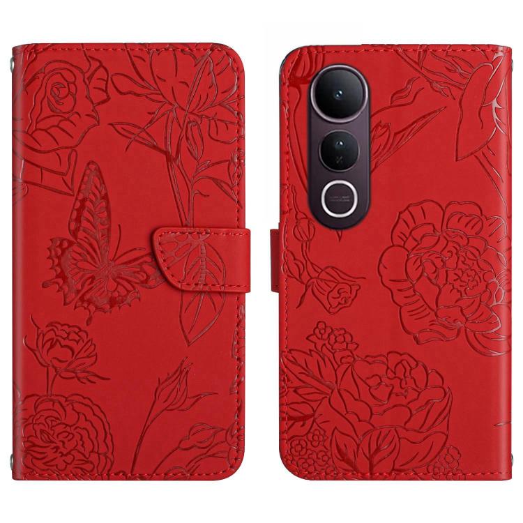 HT03 เคสโทรศัพท์หนังพลิกลายผีเสื้อ Skin Feel Butterfly, For vivo V70 FE 5G, For vivo V70 5G Global / V70 Elite 5G, For vivo V60 Lite 5G, For vivo V60 5G, For vivo Y39 5G Global, For vivo V50 Lite 5G, For vivo Y04 4G / Y29s 5G, For vivo Y29 4G Global   ...