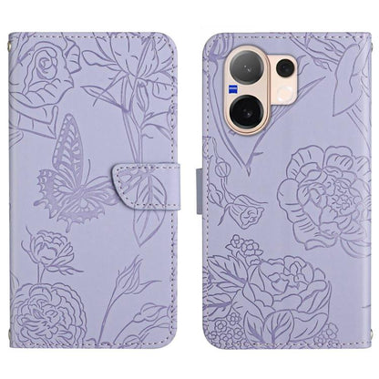 HT03 เคสโทรศัพท์หนังพลิกลายผีเสื้อ Skin Feel Butterfly, For vivo V70 FE 5G, For vivo V70 5G Global / V70 Elite 5G, For vivo V60 Lite 5G, For vivo V60 5G, For vivo Y39 5G Global, For vivo V50 Lite 5G, For vivo Y04 4G / Y29s 5G, For vivo Y29 4G Global   ...