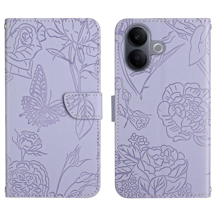 HT03 เคสโทรศัพท์หนังพลิกลายผีเสื้อ Skin Feel Butterfly, For vivo V70 FE 5G, For vivo V70 5G Global / V70 Elite 5G, For vivo V60 Lite 5G, For vivo V60 5G, For vivo Y39 5G Global, For vivo V50 Lite 5G, For vivo Y04 4G / Y29s 5G, For vivo Y29 4G Global   ...