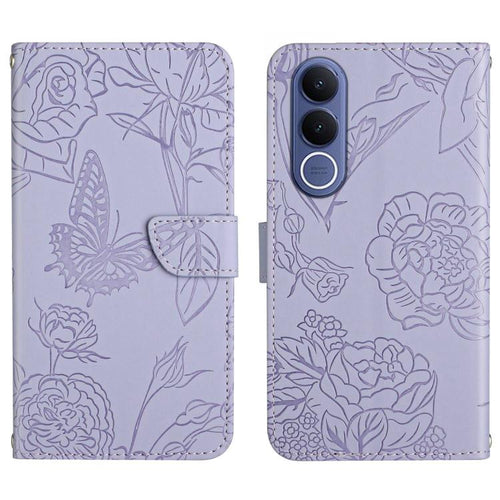 HT03 เคสโทรศัพท์หนังพลิกลายผีเสื้อ Skin Feel Butterfly, For vivo V70 FE 5G, For vivo V70 5G Global / V70 Elite 5G, For vivo V60 Lite 5G, For vivo V60 5G, For vivo Y39 5G Global, For vivo V50 Lite 5G, For vivo Y04 4G / Y29s 5G, For vivo Y29 4G Global   ...
