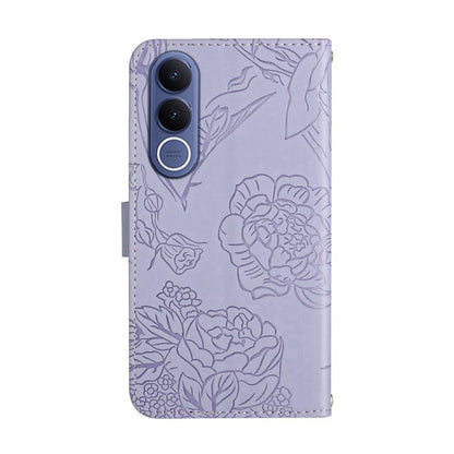 HT03 เคสโทรศัพท์หนังพลิกลายผีเสื้อ Skin Feel Butterfly, For vivo V70 FE 5G, For vivo V70 5G Global / V70 Elite 5G, For vivo V60 Lite 5G, For vivo V60 5G, For vivo Y39 5G Global, For vivo V50 Lite 5G, For vivo Y04 4G / Y29s 5G, For vivo Y29 4G Global   ...