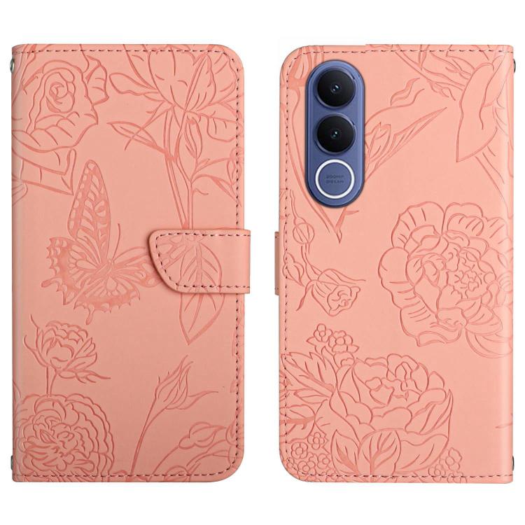 HT03 เคสโทรศัพท์หนังพลิกลายผีเสื้อ Skin Feel Butterfly, For vivo V70 FE 5G, For vivo V70 5G Global / V70 Elite 5G, For vivo V60 Lite 5G, For vivo V60 5G, For vivo Y39 5G Global, For vivo V50 Lite 5G, For vivo Y04 4G / Y29s 5G, For vivo Y29 4G Global   ...
