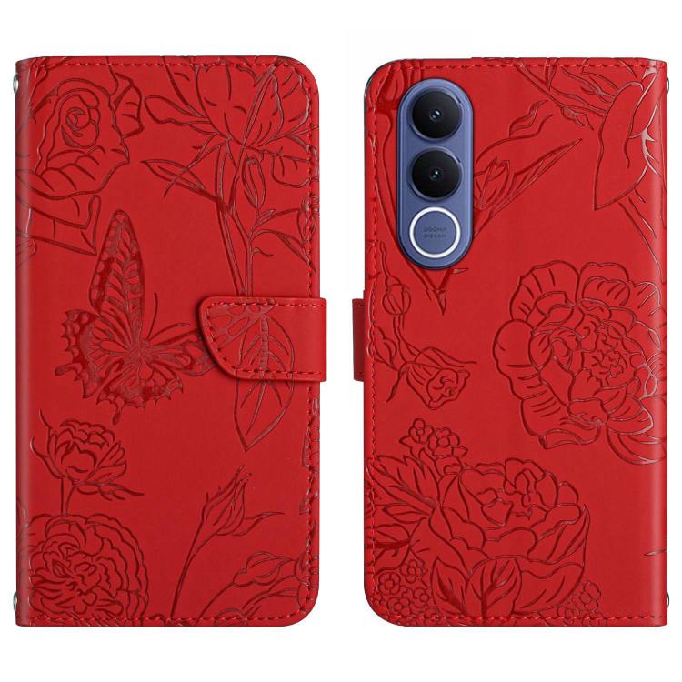 HT03 เคสโทรศัพท์หนังพลิกลายผีเสื้อ Skin Feel Butterfly, For vivo V70 FE 5G, For vivo V70 5G Global / V70 Elite 5G, For vivo V60 Lite 5G, For vivo V60 5G, For vivo Y39 5G Global, For vivo V50 Lite 5G, For vivo Y04 4G / Y29s 5G, For vivo Y29 4G Global   ...