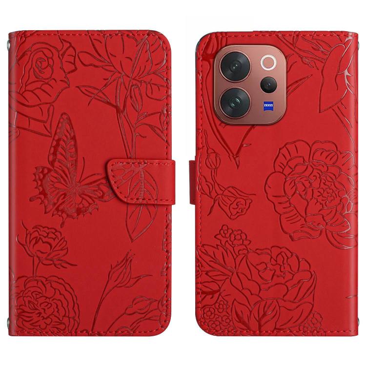 HT03 เคสโทรศัพท์หนังพลิกลายผีเสื้อ Skin Feel Butterfly, For vivo V70 FE 5G, For vivo V70 5G Global / V70 Elite 5G, For vivo V60 Lite 5G, For vivo V60 5G, For vivo Y39 5G Global, For vivo V50 Lite 5G, For vivo Y04 4G / Y29s 5G, For vivo Y29 4G Global   ...