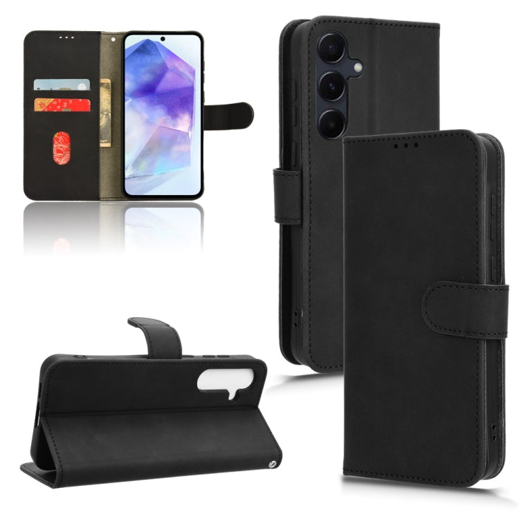 Skin Feel เคสโทรศัพท์หนังแบบแม่เหล็กพลิก, For Samsung Galaxy M55 5G, For Samsung Galaxy M15 5G, For Samsung Galaxy Xcover 7, For Samsung Galaxy A55 5G, For Samsung Galaxy A35 5G, For Samsung Galaxy S24 Ultra 5G, For Samsung Galaxy S24+ 5G              ...