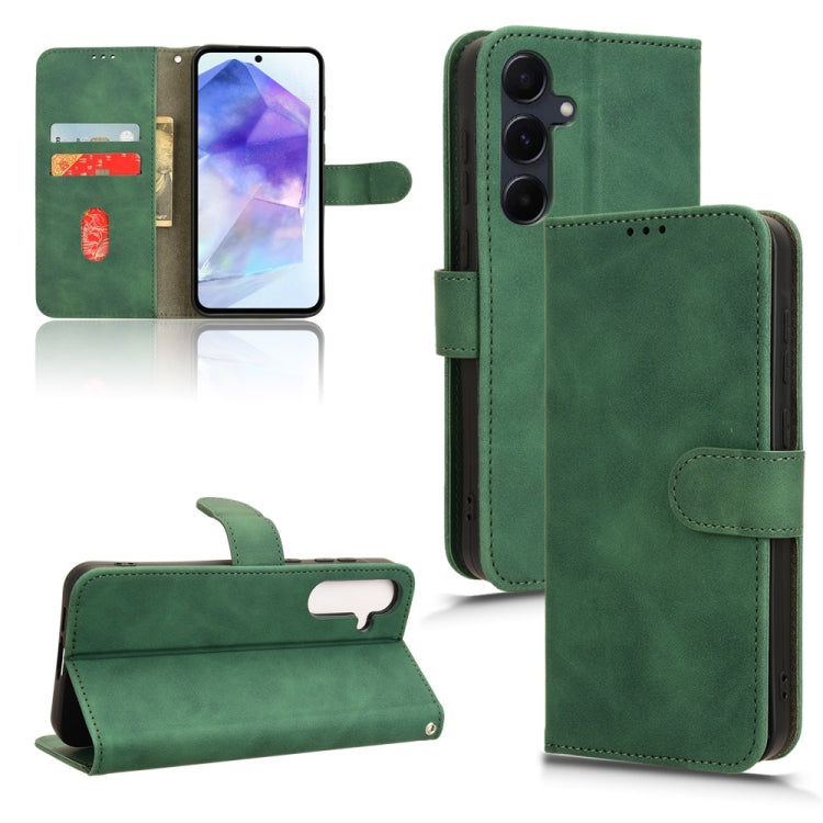 Skin Feel เคสโทรศัพท์หนังแบบแม่เหล็กพลิก, For Samsung Galaxy M55 5G, For Samsung Galaxy M15 5G, For Samsung Galaxy Xcover 7, For Samsung Galaxy A55 5G, For Samsung Galaxy A35 5G, For Samsung Galaxy S24 Ultra 5G, For Samsung Galaxy S24+ 5G              ...