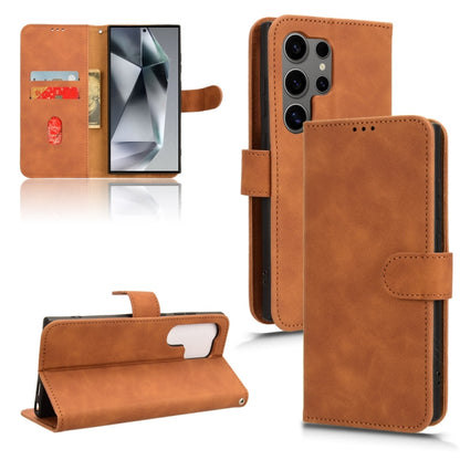 Skin Feel เคสโทรศัพท์หนังแบบแม่เหล็กพลิก, For Samsung Galaxy M55 5G, For Samsung Galaxy M15 5G, For Samsung Galaxy Xcover 7, For Samsung Galaxy A55 5G, For Samsung Galaxy A35 5G, For Samsung Galaxy S24 Ultra 5G, For Samsung Galaxy S24+ 5G              ...