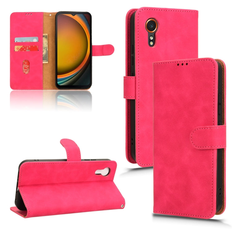Skin Feel เคสโทรศัพท์หนังแบบแม่เหล็กพลิก, For Samsung Galaxy M55 5G, For Samsung Galaxy M15 5G, For Samsung Galaxy Xcover 7, For Samsung Galaxy A55 5G, For Samsung Galaxy A35 5G, For Samsung Galaxy S24 Ultra 5G, For Samsung Galaxy S24+ 5G              ...