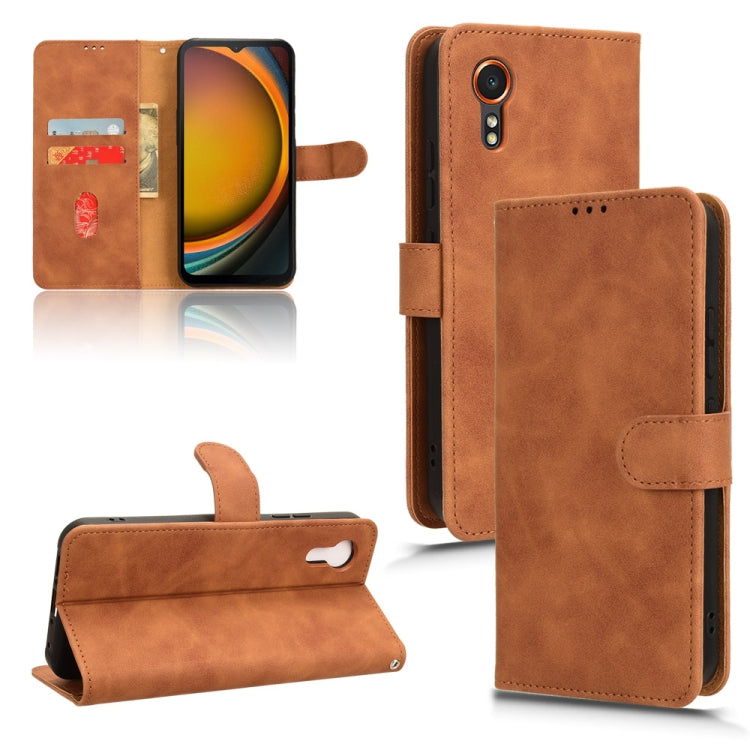 Skin Feel เคสโทรศัพท์หนังแบบแม่เหล็กพลิก, For Samsung Galaxy M55 5G, For Samsung Galaxy M15 5G, For Samsung Galaxy Xcover 7, For Samsung Galaxy A55 5G, For Samsung Galaxy A35 5G, For Samsung Galaxy S24 Ultra 5G, For Samsung Galaxy S24+ 5G              ...