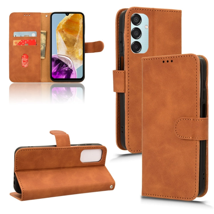 Skin Feel เคสโทรศัพท์หนังแบบแม่เหล็กพลิก, For Samsung Galaxy M55 5G, For Samsung Galaxy M15 5G, For Samsung Galaxy Xcover 7, For Samsung Galaxy A55 5G, For Samsung Galaxy A35 5G, For Samsung Galaxy S24 Ultra 5G, For Samsung Galaxy S24+ 5G              ...