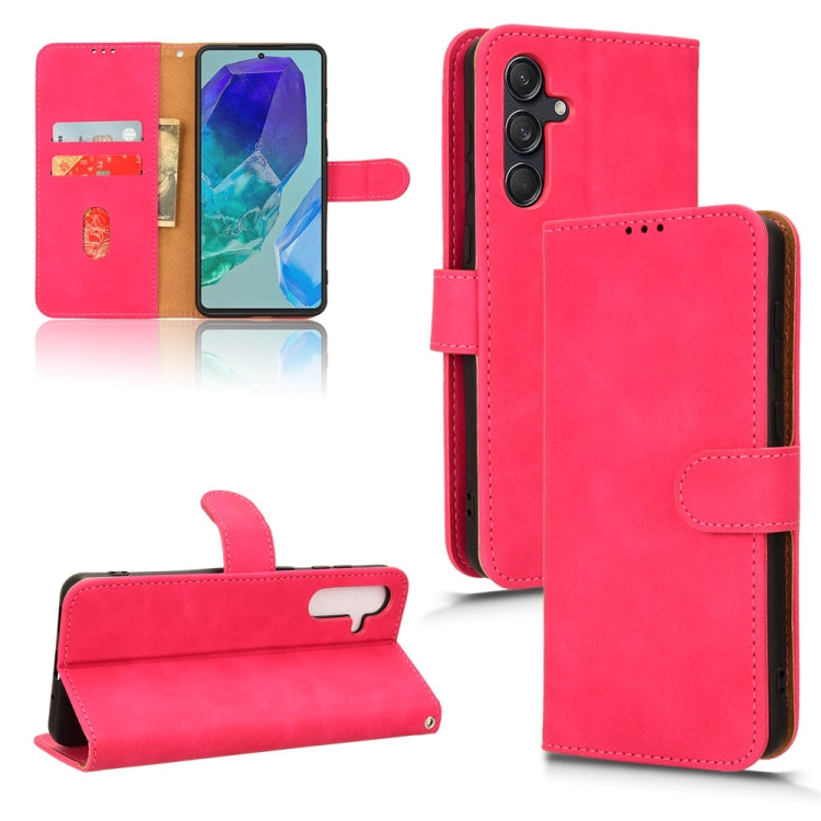Skin Feel เคสโทรศัพท์หนังแบบแม่เหล็กพลิก, For Samsung Galaxy M55 5G, For Samsung Galaxy M15 5G, For Samsung Galaxy Xcover 7, For Samsung Galaxy A55 5G, For Samsung Galaxy A35 5G, For Samsung Galaxy S24 Ultra 5G, For Samsung Galaxy S24+ 5G              ...