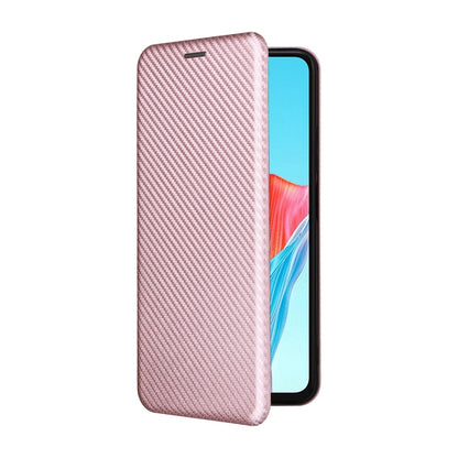 เคสโทรศัพท์หนังพลิกพื้นผิวคาร์บอนไฟเบอร์, For OPPO A38 4G Global, For OPPO A78 4G, For OPPO A1 5G, For OPPO Find X8 Pro, For OPPO A79 5G