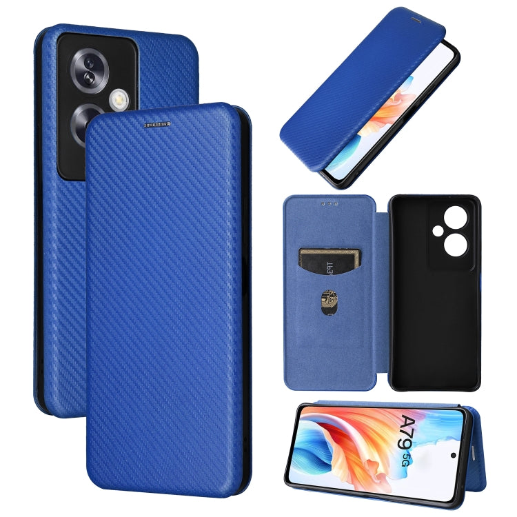 เคสโทรศัพท์หนังพลิกพื้นผิวคาร์บอนไฟเบอร์, For OPPO A38 4G Global, For OPPO A78 4G, For OPPO A1 5G, For OPPO Find X8 Pro, For OPPO A79 5G