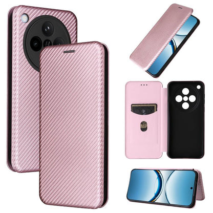 เคสโทรศัพท์หนังพลิกพื้นผิวคาร์บอนไฟเบอร์, For OPPO A5 5G / 4G Global, For OPPO Find X8s+ 5G, For OPPO Find X8s 5G, For OPPO Find X8 Ultra 5G, For OPPO F29 5G, For OPPO A5 Pro 5G Global, For OPPO Reno13 5G Global, For OPPO Reno13 F 5G, For OPPO Find X8