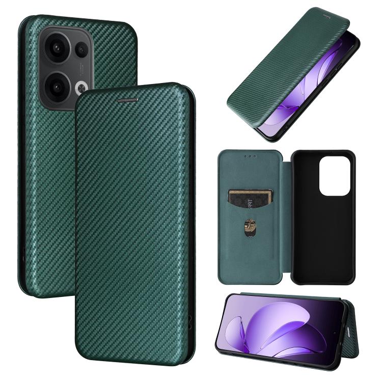 เคสโทรศัพท์หนังพลิกพื้นผิวคาร์บอนไฟเบอร์, For OPPO A5 5G / 4G Global, For OPPO Find X8s+ 5G, For OPPO Find X8s 5G, For OPPO Find X8 Ultra 5G, For OPPO F29 5G, For OPPO A5 Pro 5G Global, For OPPO Reno13 5G Global, For OPPO Reno13 F 5G, For OPPO Find X8