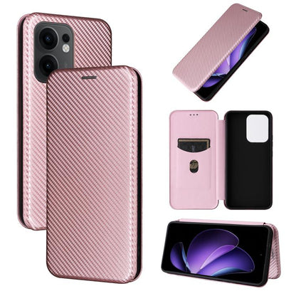 เคสโทรศัพท์หนังพลิกพื้นผิวคาร์บอนไฟเบอร์, For OPPO A5 5G / 4G Global, For OPPO Find X8s+ 5G, For OPPO Find X8s 5G, For OPPO Find X8 Ultra 5G, For OPPO F29 5G, For OPPO A5 Pro 5G Global, For OPPO Reno13 5G Global, For OPPO Reno13 F 5G, For OPPO Find X8