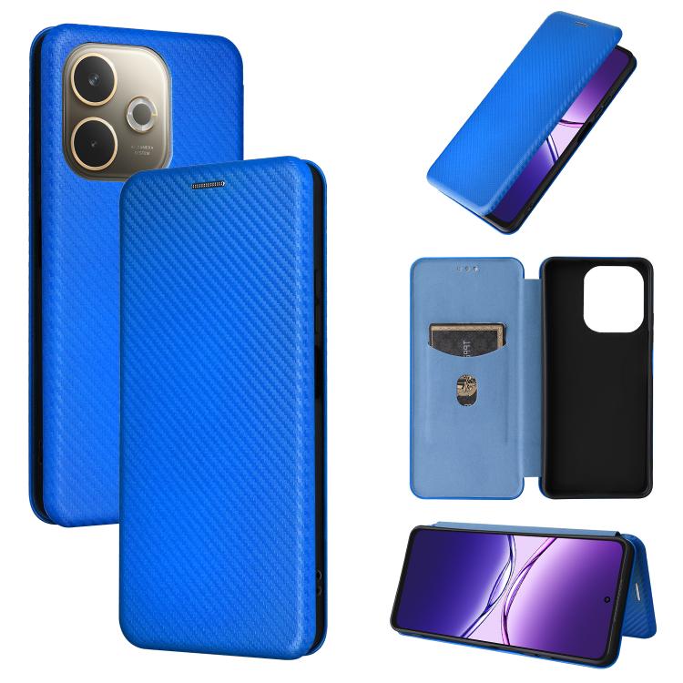 เคสโทรศัพท์หนังพลิกพื้นผิวคาร์บอนไฟเบอร์, For OPPO A5 5G / 4G Global, For OPPO Find X8s+ 5G, For OPPO Find X8s 5G, For OPPO Find X8 Ultra 5G, For OPPO F29 5G, For OPPO A5 Pro 5G Global, For OPPO Reno13 5G Global, For OPPO Reno13 F 5G, For OPPO Find X8