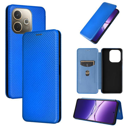 เคสโทรศัพท์หนังพลิกพื้นผิวคาร์บอนไฟเบอร์, For OPPO A5 5G / 4G Global, For OPPO Find X8s+ 5G, For OPPO Find X8s 5G, For OPPO Find X8 Ultra 5G, For OPPO F29 5G, For OPPO A5 Pro 5G Global, For OPPO Reno13 5G Global, For OPPO Reno13 F 5G, For OPPO Find X8