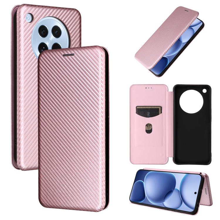 เคสโทรศัพท์หนังพลิกพื้นผิวคาร์บอนไฟเบอร์, For OPPO A5 5G / 4G Global, For OPPO Find X8s+ 5G, For OPPO Find X8s 5G, For OPPO Find X8 Ultra 5G, For OPPO F29 5G, For OPPO A5 Pro 5G Global, For OPPO Reno13 5G Global, For OPPO Reno13 F 5G, For OPPO Find X8