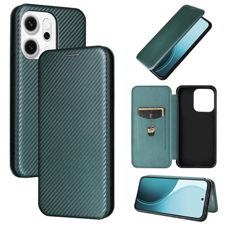 เคสโทรศัพท์หนังพลิกพื้นผิวคาร์บอนไฟเบอร์, For OPPO Find X9 Ultra, For OPPO Reno15 F 5G, For OPPO Reno15 Pro Max 5G Global, For OPPO A6x 5G / 4G, For OPPO Reno15 5G Global, For OPPO Find X9, For OPPO A6 Pro 5G Global, For OPPO Find X9 Pro               ...