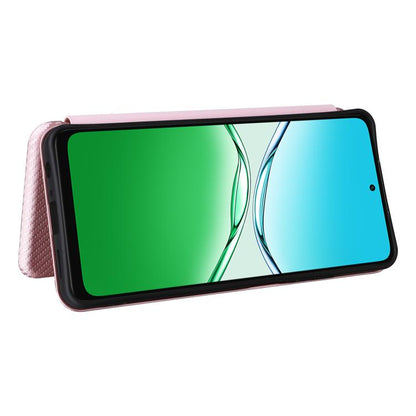เคสโทรศัพท์หนังพลิกพื้นผิวคาร์บอนไฟเบอร์, For OPPO A5 5G / 4G Global, For OPPO Find X8s+ 5G, For OPPO Find X8s 5G, For OPPO Find X8 Ultra 5G, For OPPO F29 5G, For OPPO A5 Pro 5G Global, For OPPO Reno13 5G Global, For OPPO Reno13 F 5G, For OPPO Find X8