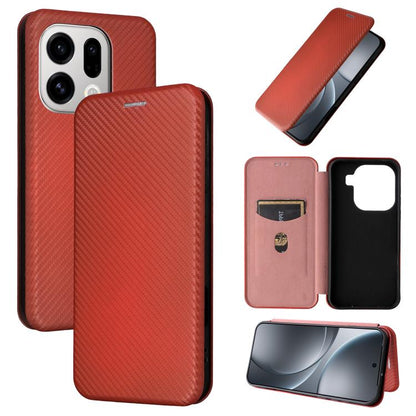 เคสโทรศัพท์หนังพลิกพื้นผิวคาร์บอนไฟเบอร์, For OPPO Find X9 Ultra, For OPPO Reno15 F 5G, For OPPO Reno15 Pro Max 5G Global, For OPPO A6x 5G / 4G, For OPPO Reno15 5G Global, For OPPO Find X9, For OPPO A6 Pro 5G Global, For OPPO Find X9 Pro               ...