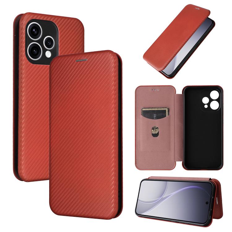 เคสโทรศัพท์หนังพลิกพื้นผิวคาร์บอนไฟเบอร์, For OPPO Find X9 Ultra, For OPPO Reno15 F 5G, For OPPO Reno15 Pro Max 5G Global, For OPPO A6x 5G / 4G, For OPPO Reno15 5G Global, For OPPO Find X9, For OPPO A6 Pro 5G Global, For OPPO Find X9 Pro               ...