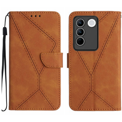 เย็บเคสโทรศัพท์หนังนูน, For vivo V27E 4G Global, For vivo Y02A 4G / Y02 4G / Y11 2023, For vivo Y55S 5G 2023 / Y55 5G / T1 5G, For vivo Y75 5G Global, For vivo Y56 5G Global, For vivo Y02S Global / Y16 4G Global, For vivo Y77E 5G                       ...