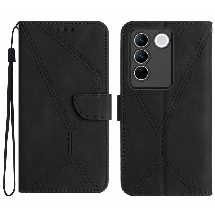 เย็บเคสโทรศัพท์หนังนูน, For vivo V27E 4G Global, For vivo Y02A 4G / Y02 4G / Y11 2023, For vivo Y55S 5G 2023 / Y55 5G / T1 5G, For vivo Y75 5G Global, For vivo Y56 5G Global, For vivo Y02S Global / Y16 4G Global, For vivo Y77E 5G                       ...
