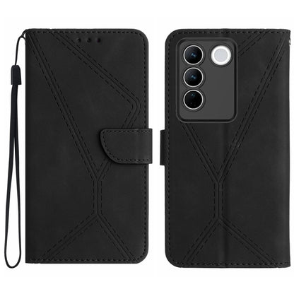 เย็บเคสโทรศัพท์หนังนูน, For vivo V27E 4G Global, For vivo Y02A 4G / Y02 4G / Y11 2023, For vivo Y55S 5G 2023 / Y55 5G / T1 5G, For vivo Y75 5G Global, For vivo Y56 5G Global, For vivo Y02S Global / Y16 4G Global, For vivo Y77E 5G                       ...
