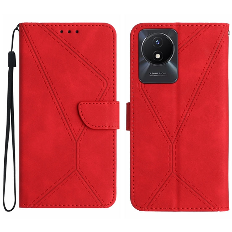 เย็บเคสโทรศัพท์หนังนูน, For vivo V27E 4G Global, For vivo Y02A 4G / Y02 4G / Y11 2023, For vivo Y55S 5G 2023 / Y55 5G / T1 5G, For vivo Y75 5G Global, For vivo Y56 5G Global, For vivo Y02S Global / Y16 4G Global, For vivo Y77E 5G                       ...